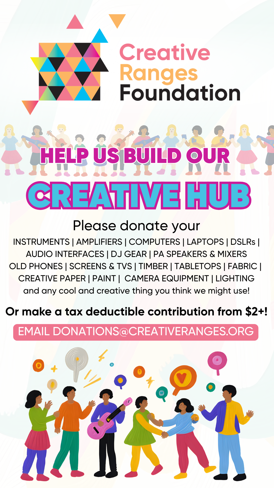 Help us build the Creative Hub!